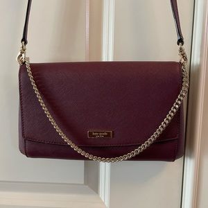 Kate Spade Laurel Way Greer Crossbody in Deep Plum NWT